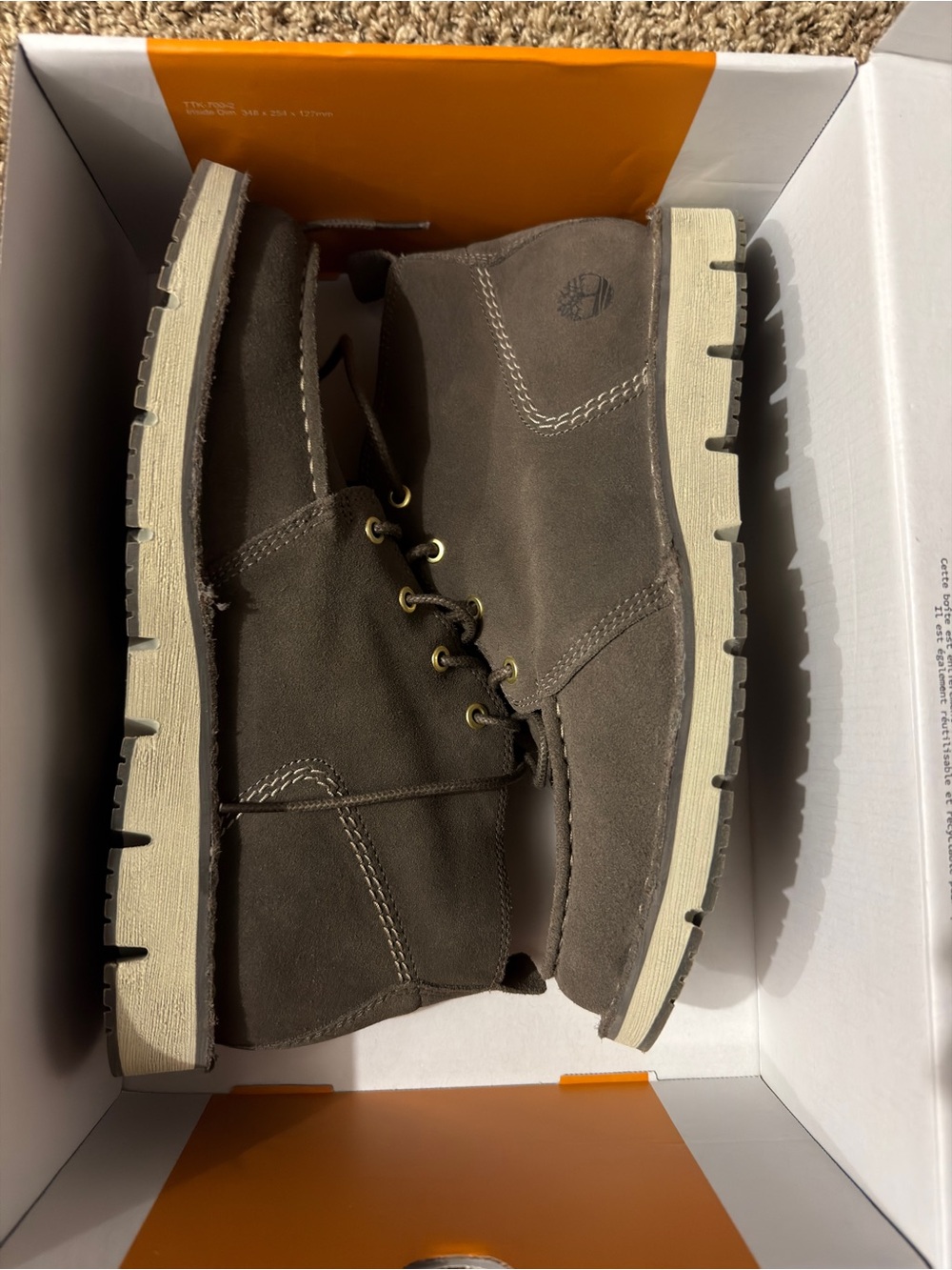 Timberland Westmore Mid Lace Chukka Boot Canteen Suede Men's Size 9.5 New in box